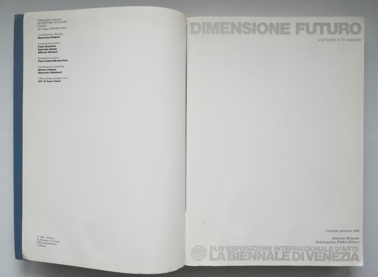 XLIV ESPOSIZIONE INTERNAZIONALE ARTE LA BIENNALE DI VENEZIA Catalogo 1990 …