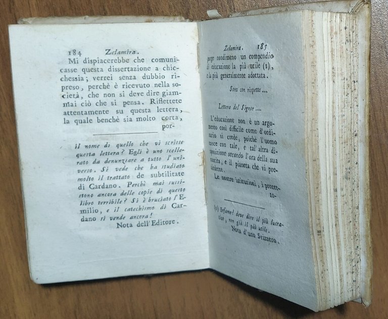 ZELAMIRA ossia Le unioni singolari 1792 Antonio Zatta biblioteca piacevole …