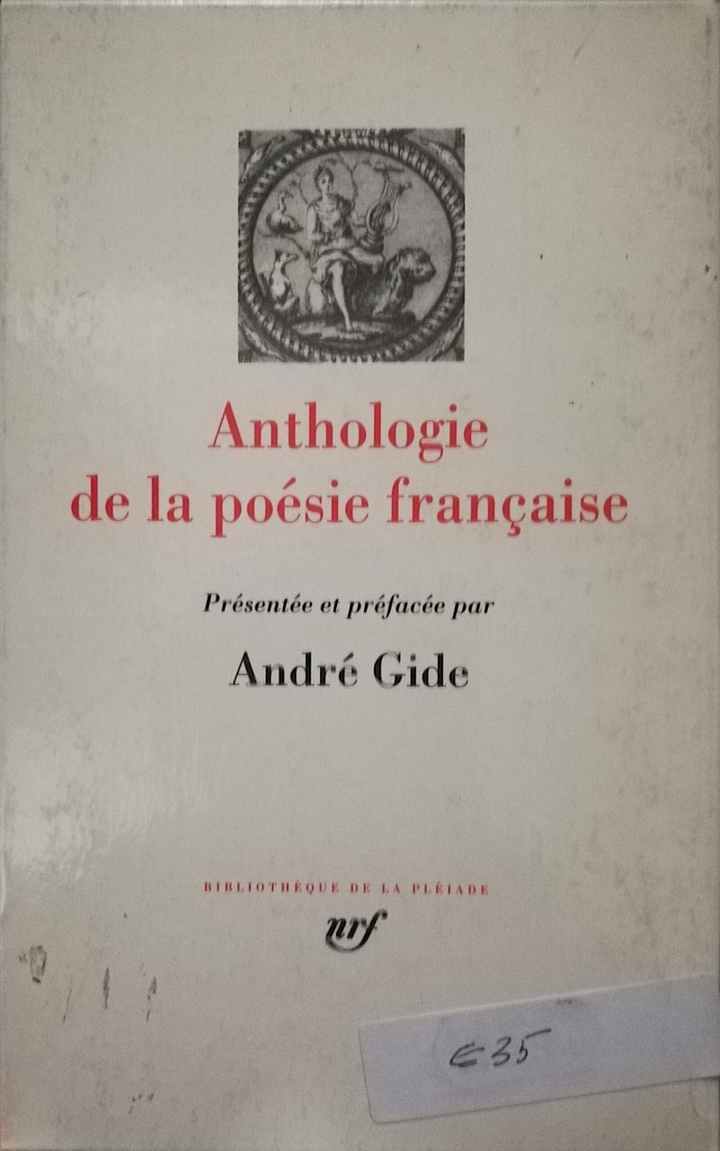 Anthologie de la poésie francaise