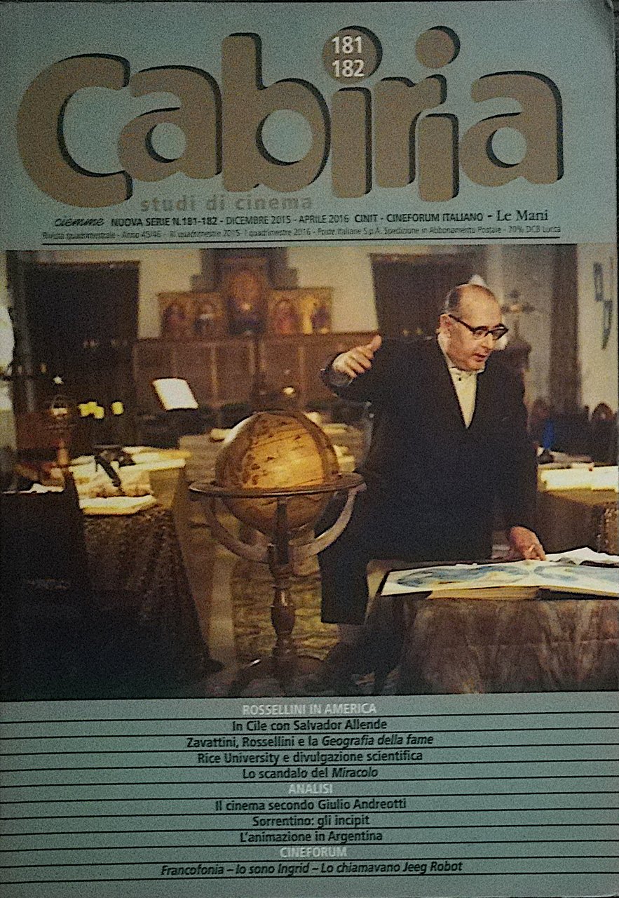 Cabiria - Studi di cinema n. 181-182