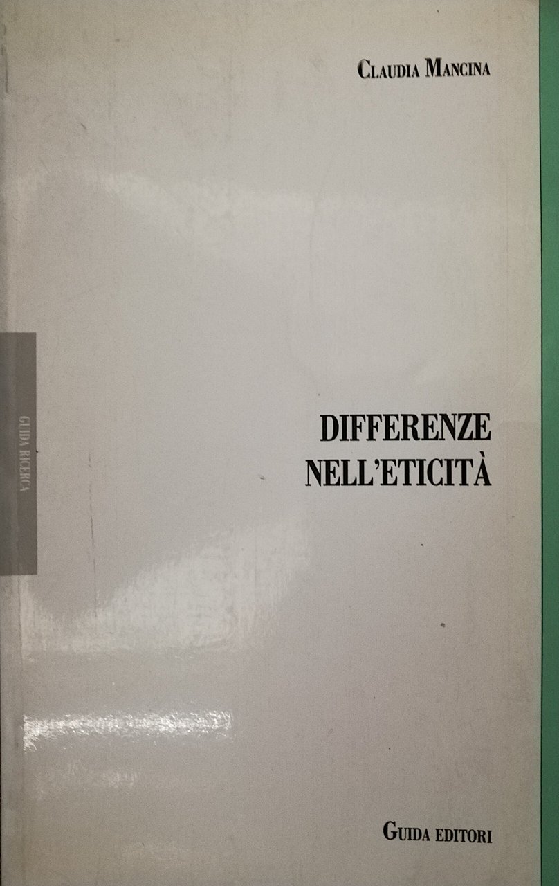 Differenze nell’eticità