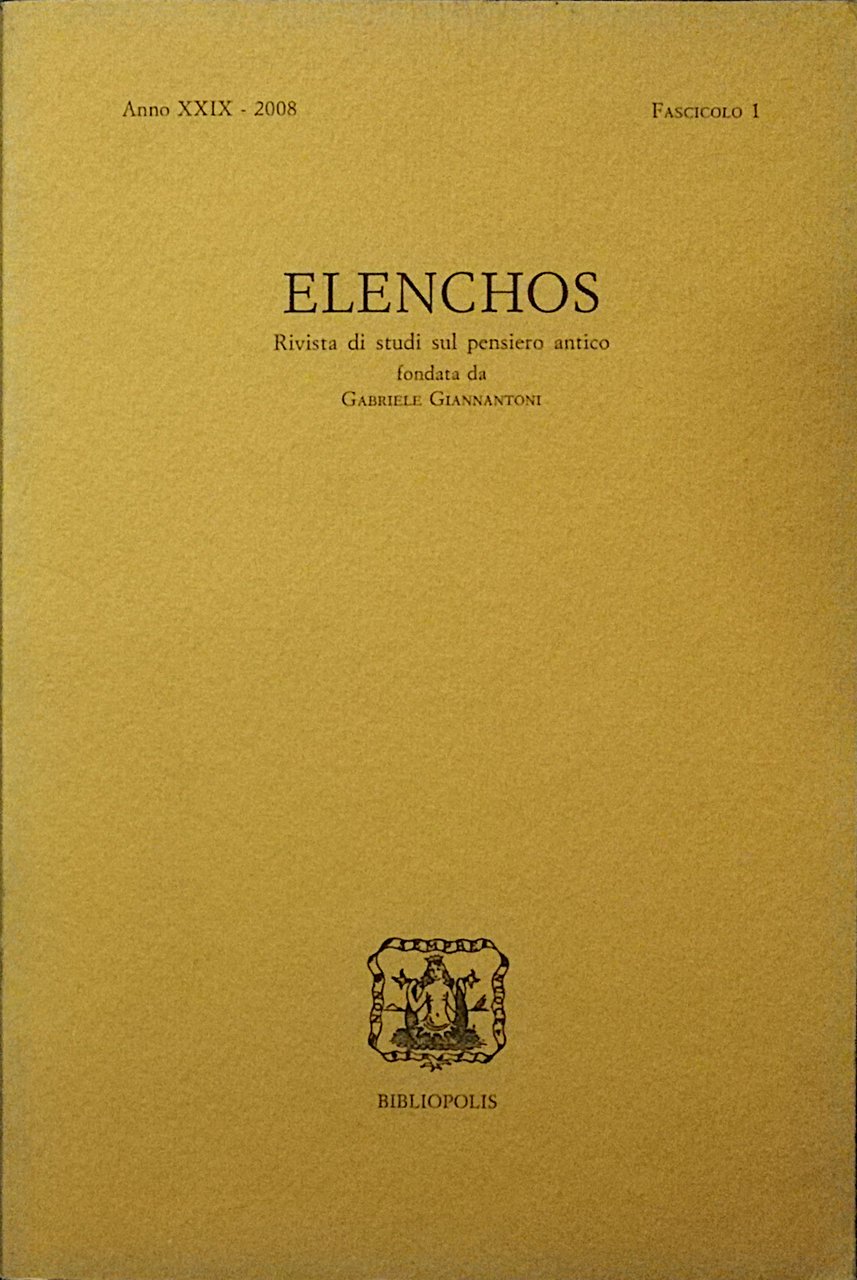Elenchos - 2008 - 1