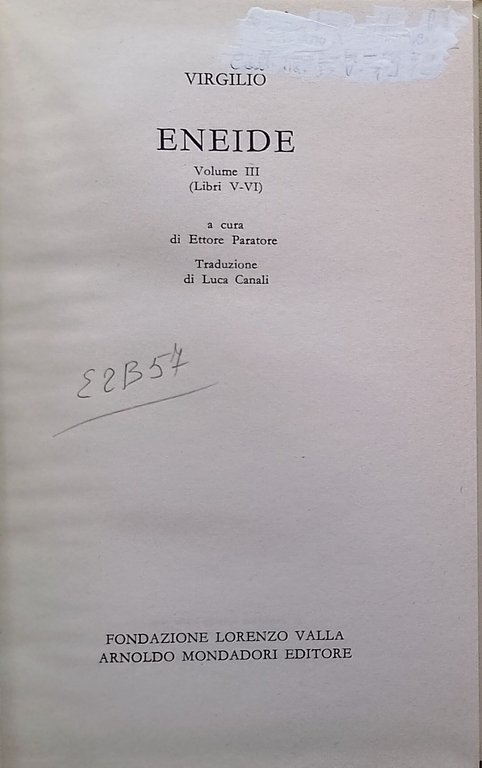Eneide - 6 Volumi