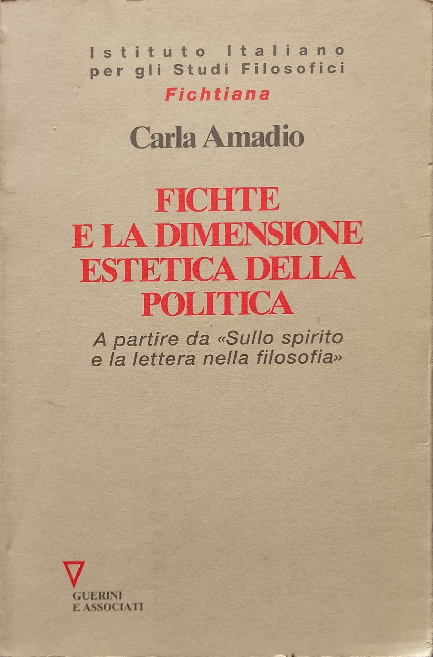 Fichte e la dimensione estetica della politica
