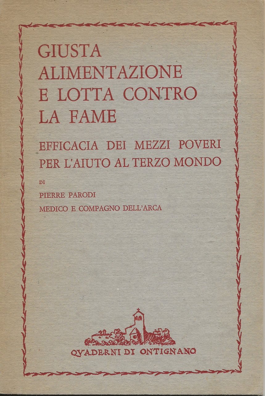 Giusta alimentazione e lotta contro la fame