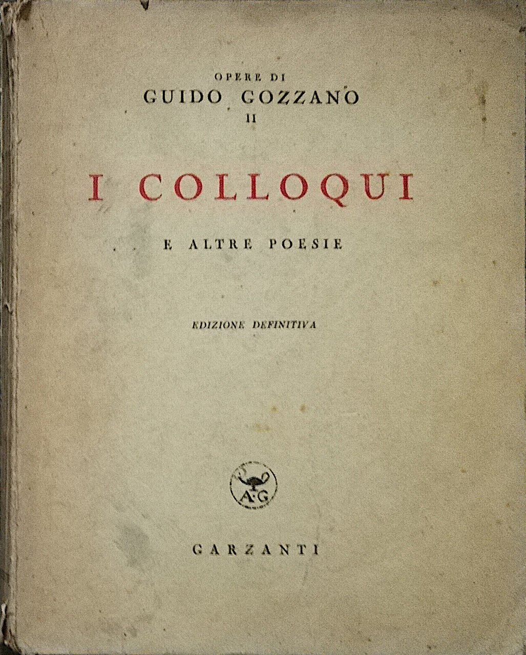 I colloqui e altre poesie