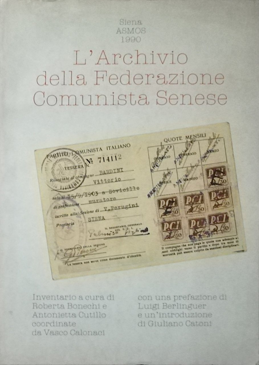 L’archivio della Federazione Comunista Senese