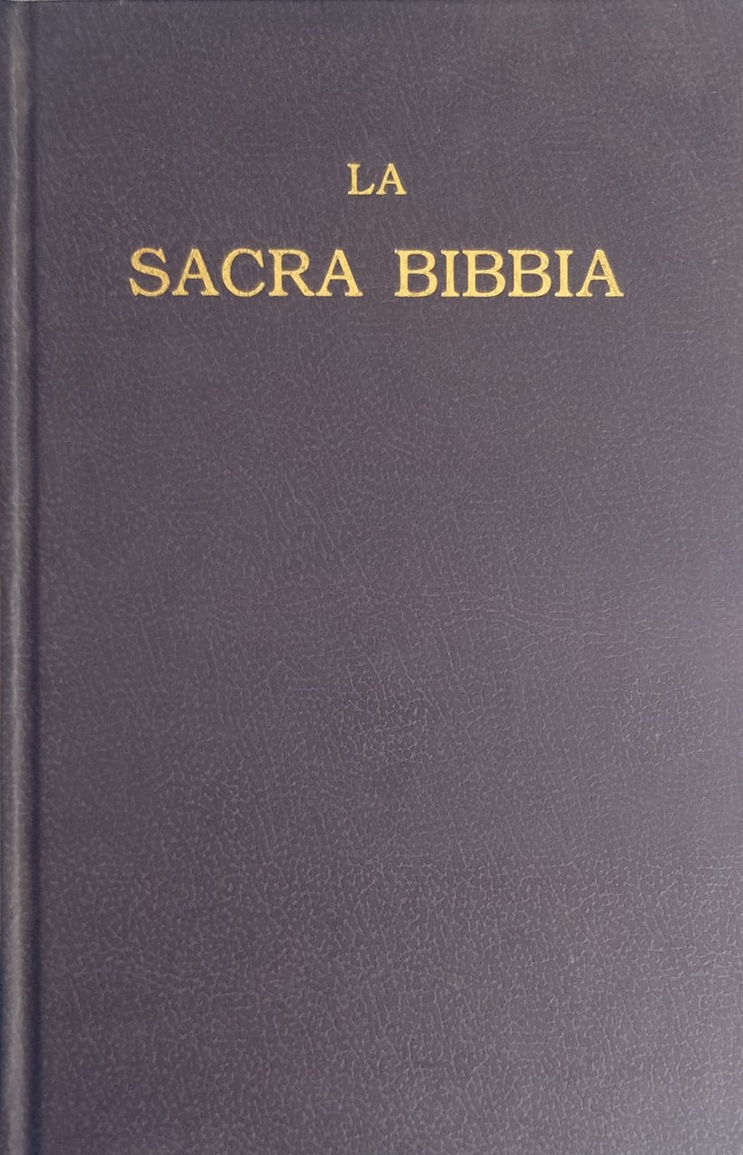 La sacra Bibbia