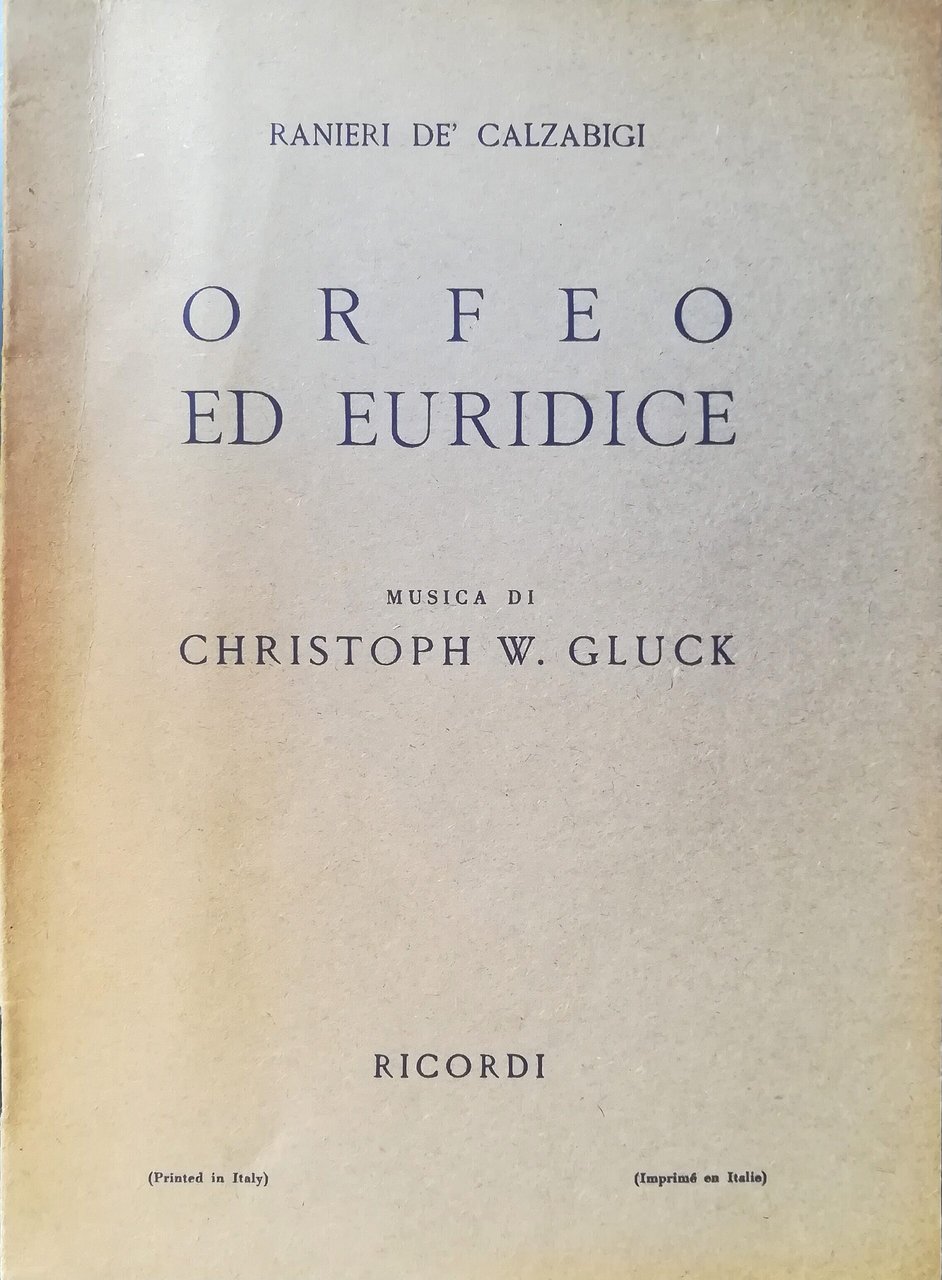 Orfeo ed Euridice