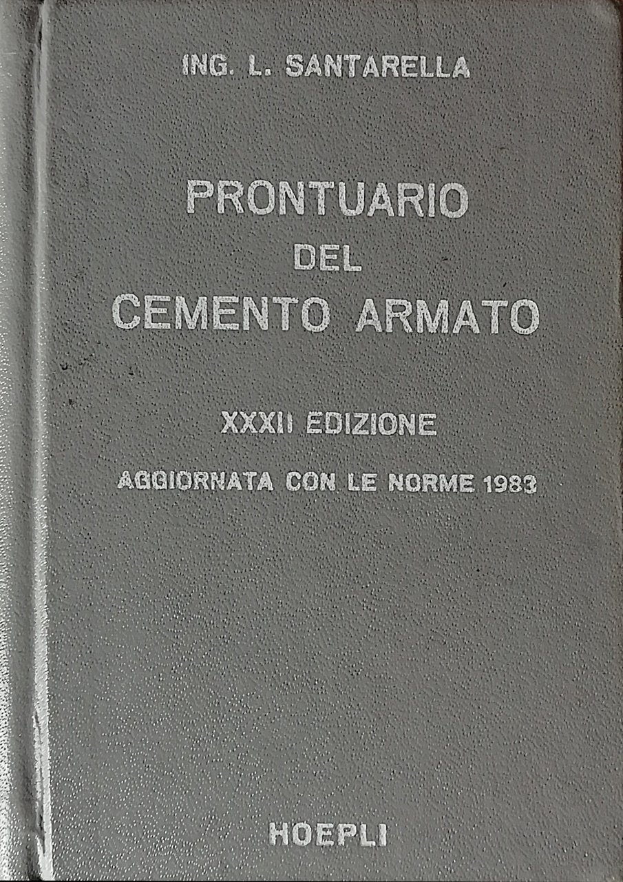 Prontuario del cemento armato