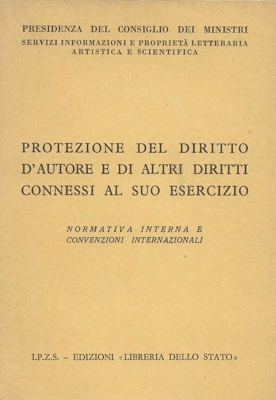 Protezione del diritto d'autore e di altri diritti connessi al …