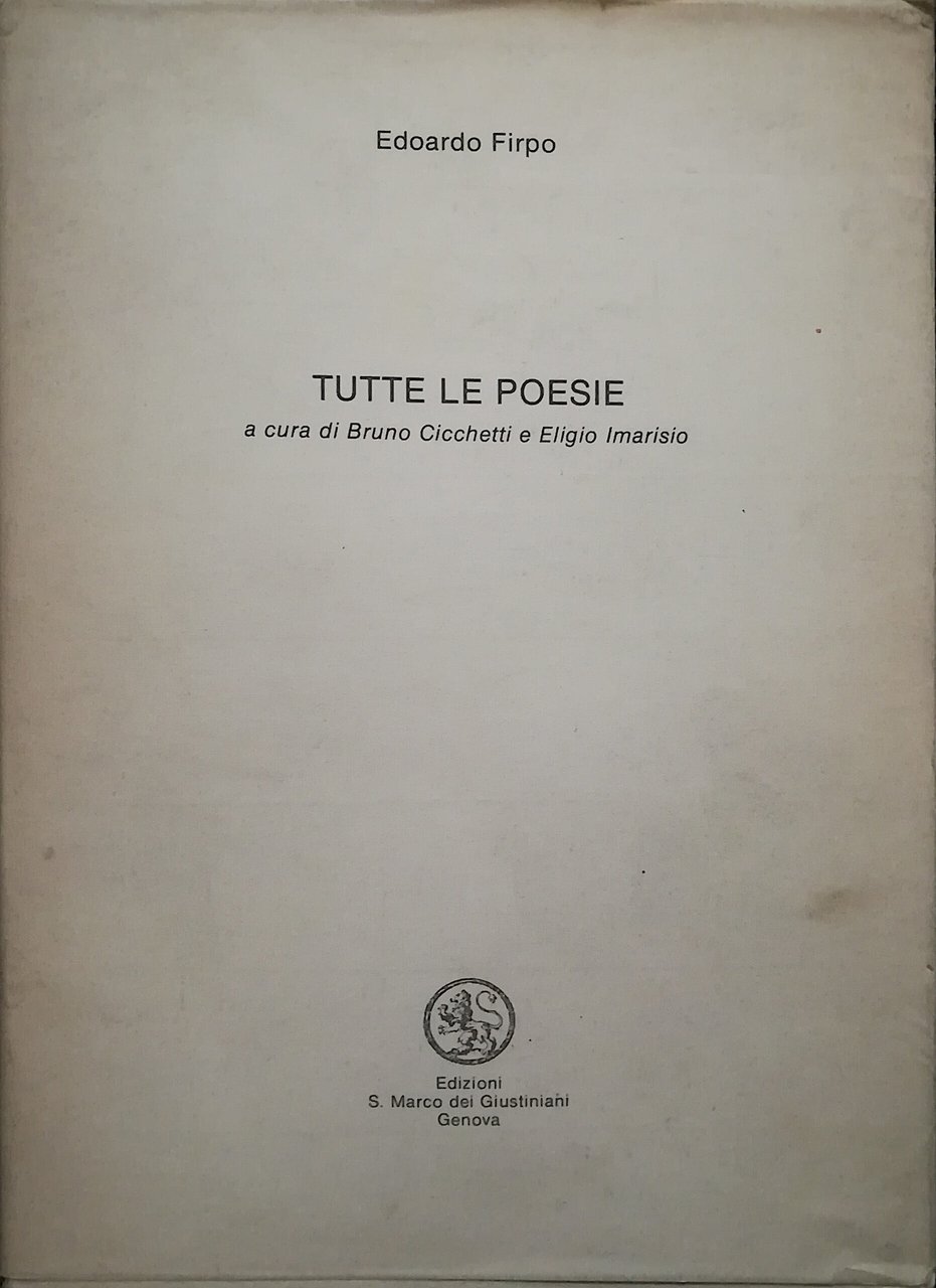 Tutte le poesie - 2 voll.
