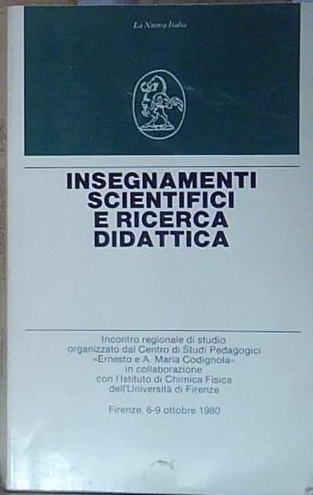 Aa.vv. INSEGNAMENTI SCIENTIFICI E RICERCA DIDATTICA | Immagine Gallery 2