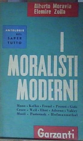 Alberto moravia I MORALISTI MODERNI Garzanti | Immagine principale