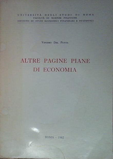 altre pagine piane di economia | Immagine principale