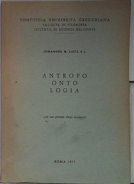 Antropo onto logia (ad uso privato degli studenti) | Immagine principale