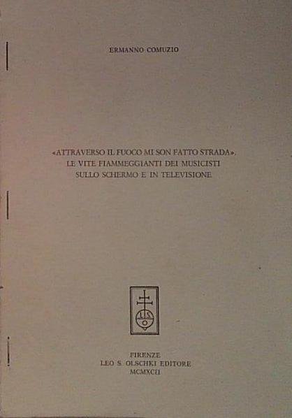 attraverso il fuoco mi son fatto strada le vite fiammeggianti dei musicisti sull