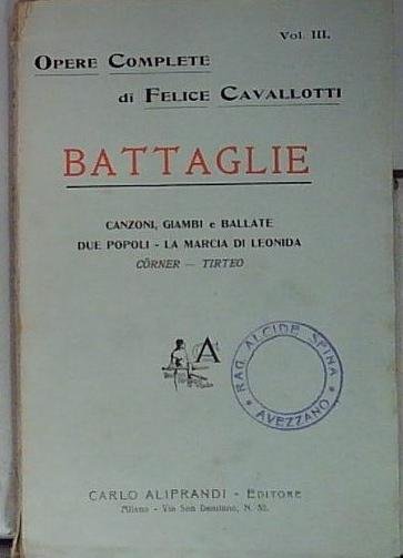 battaglie | Immagine principale