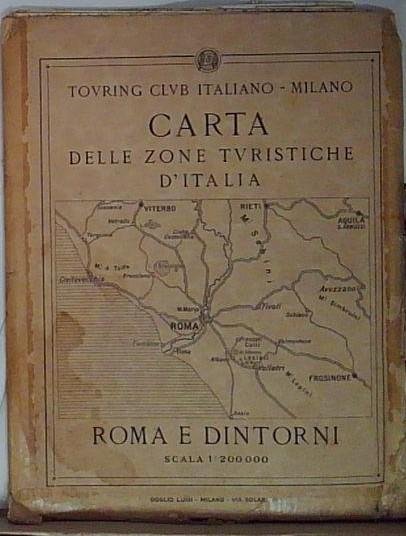 Carta delle zone turistiche d'Italia. Roma e dintorni. | Immagine principale