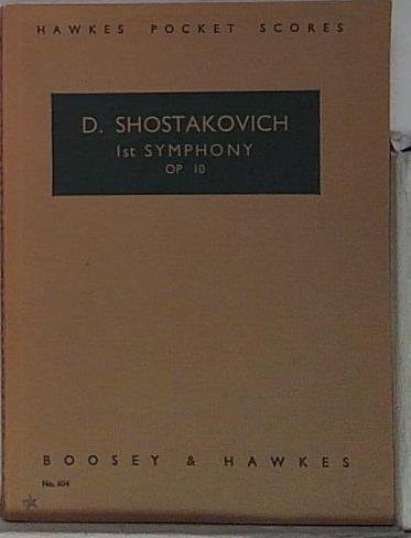 d. shostakovich 1st symphony op 10