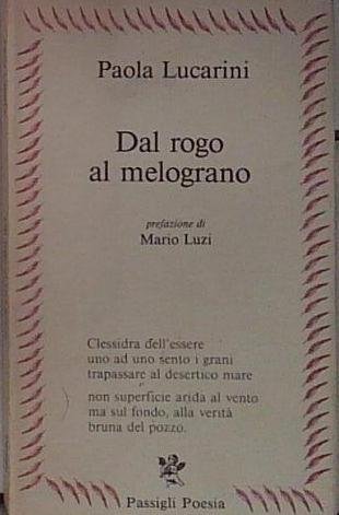 Dal rogo al melograno | Immagine principale