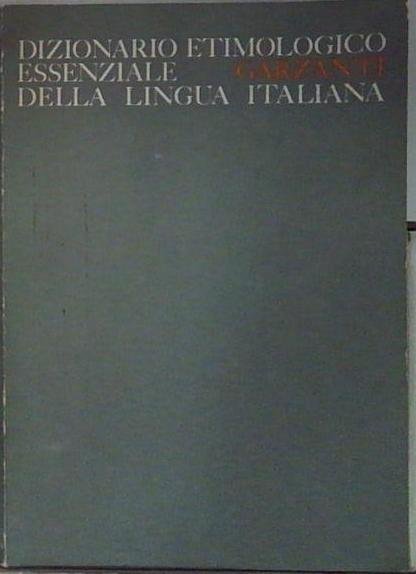 Dizionario etimologico essenziale della lingua italiana | Immagine principale