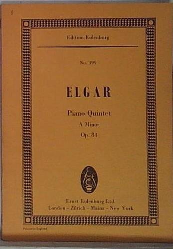 elgar piano quinet a minor op 84