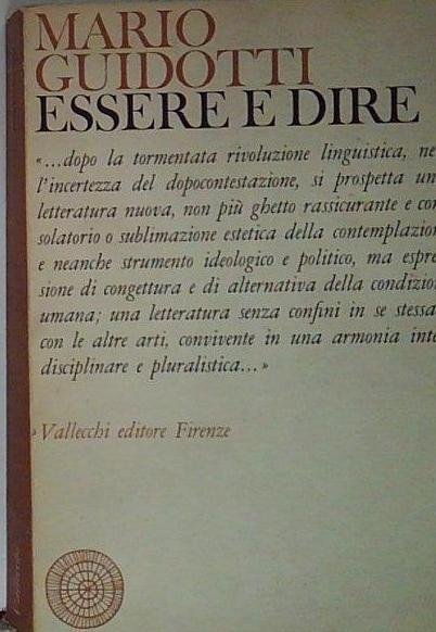 essere e dire | Immagine principale