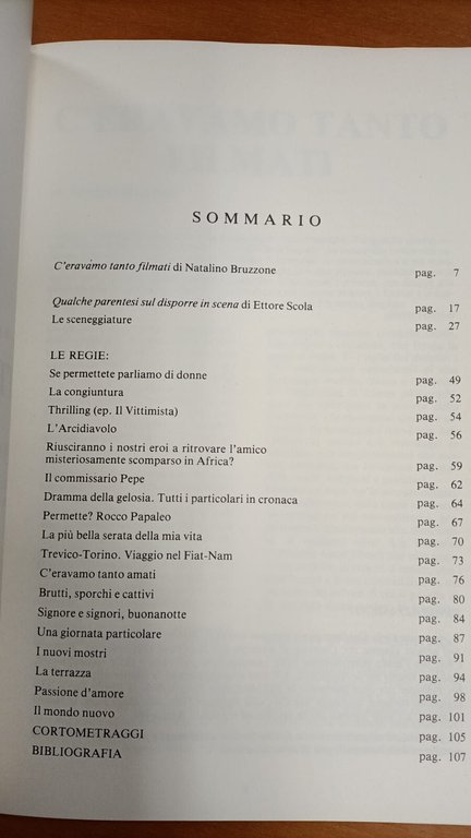 ETTORE SCOLA i film e le sceneggiature MARALDI centro cinema … | Immagine Gallery 5