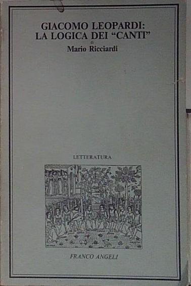 giacomo leopardi la logica dei canti | Immagine principale