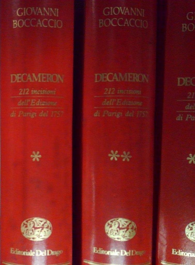 Giovanni boccaccio DECAMERON (212 INCISIONI DI PARIGI) Editrice del Drago | Immagine principale