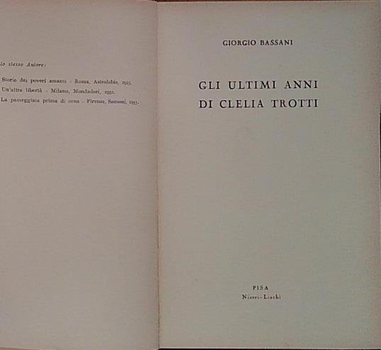 Gli ultimi anni di Clelia Trotti