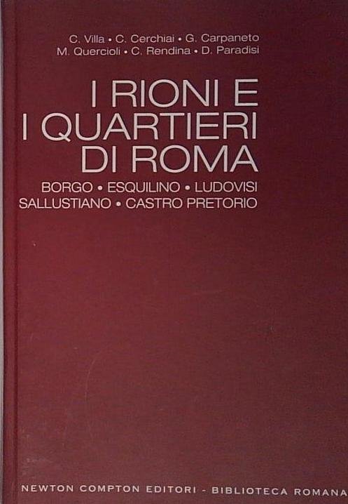 i rioni e i quartieri di roma borgo esquilino ludovisi … | Immagine principale