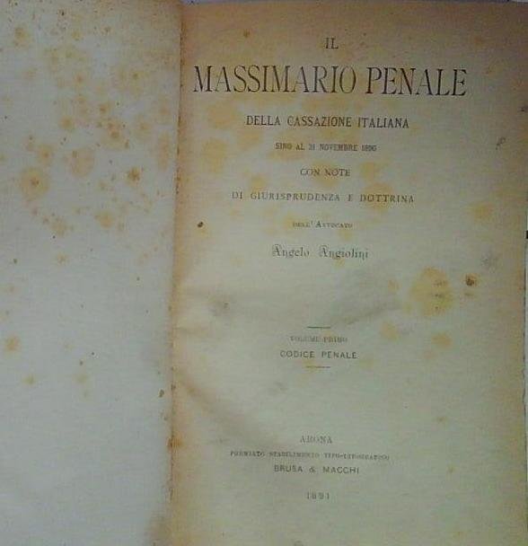 il massimario penale | Immagine principale