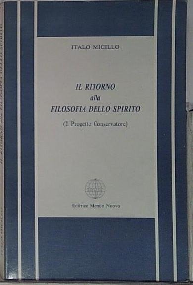 il ritorno alla filosofia dello spirito | Immagine principale