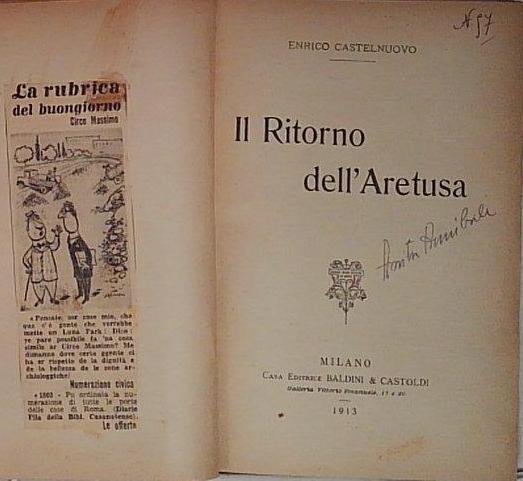 il ritorno dell'aretusa