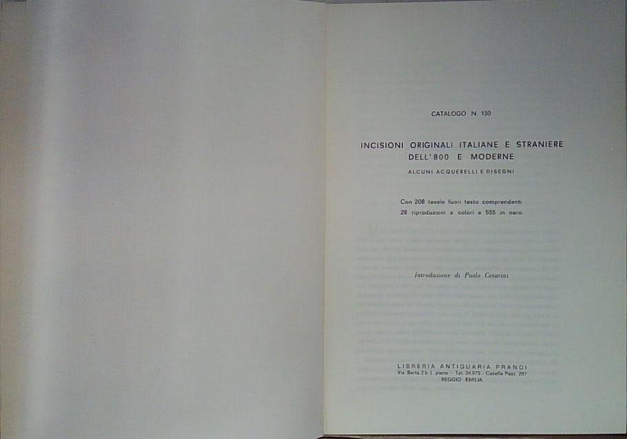 incisioni originali italiane e straniere dell'800 e moderne
