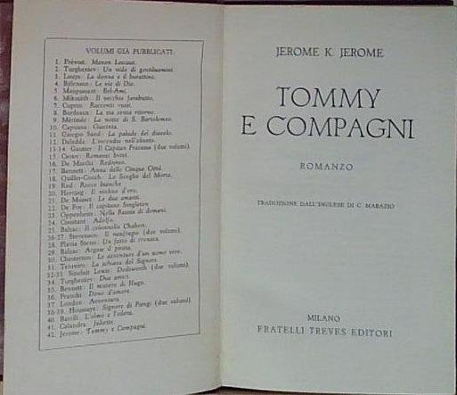 Jerome TOMMY E COMPAGNI treves | Immagine principale