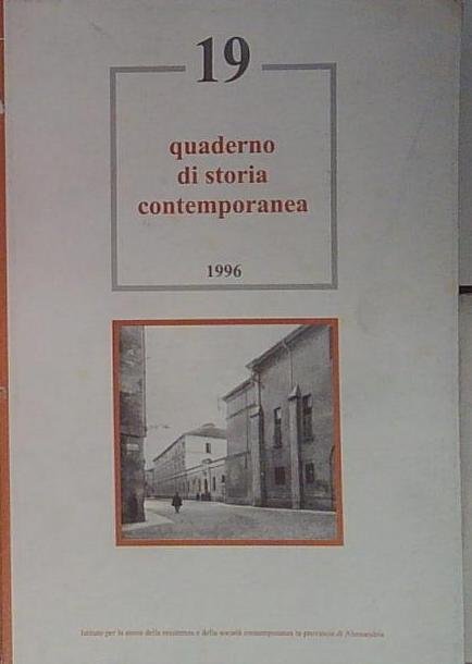 L- QUADERNO DI STORIA CONTEMPORANEA 19- ACCETTONE- UB - -- … | Immagine principale