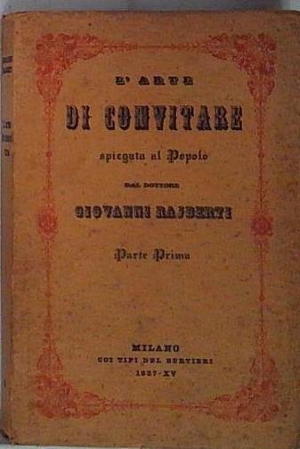l'arte di convitare | Immagine principale