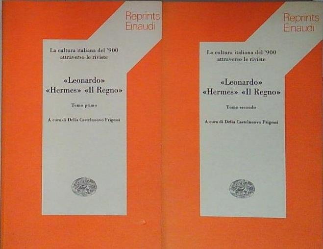 LA CULTURA ITALIANA DEL 900 ATTRAVERSO LE RIVISTE "LEONARDO"HERMES&amp;quo | Immagine principale