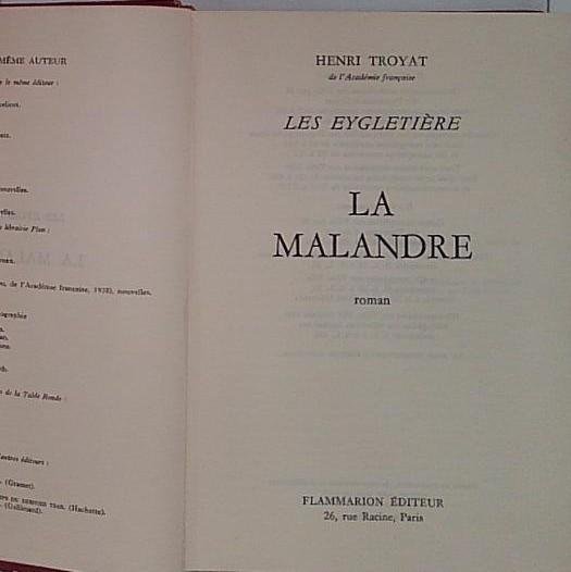 la malandre | Immagine principale