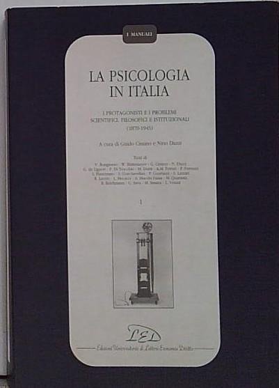 La psicologia in Italia. | Immagine principale