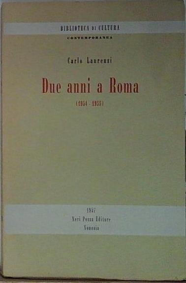 Laurenzi DUE ANNI A ROMA | Immagine principale