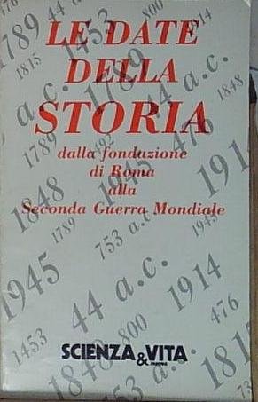 LE DATE DELLA STORIA DALLA FONDAZIONE DI ROMA ALLA SECONDA … | Immagine principale