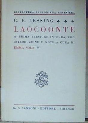 . lessing LAOCOONTE Sansoni | Immagine principale