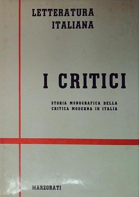 Letteratura italiana. I critici | Immagine principale