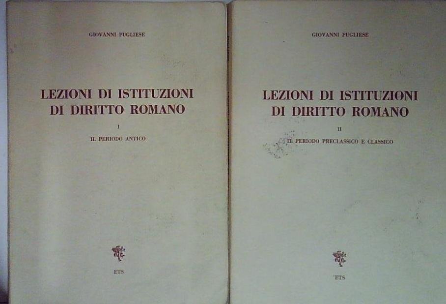 lezioni di istituzioni di diritto romano | Immagine principale