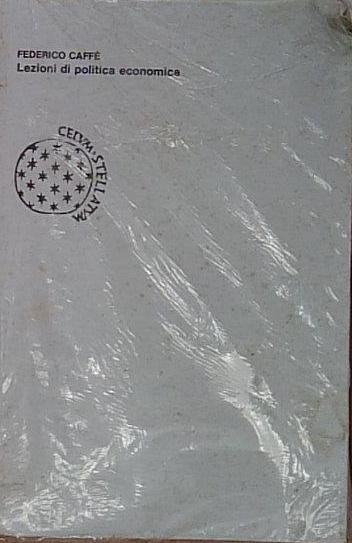 Lezioni di politica economica