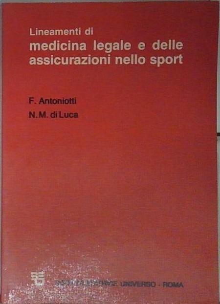 lineamenti di medicina legale e delle assicurazioni nello sport | Immagine principale